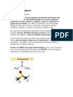 ¿Qué Es El DMSO?