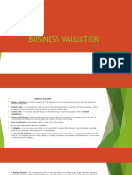 Ma 3103 Business Valuation