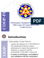 Performance Standards For Credit and Other Types of Cooperatives With Credit Services