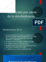 Maldiciones Por Causa de La Desobediencia