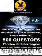 500 Questões Fundatec