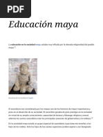 Educación Maya - Wikipedia, La Enciclopedia Libre