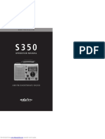 Operation Manual: Am/Fm/Shortwave Radio