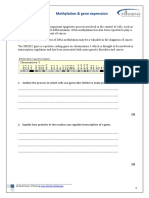 Ib Style Questions Methylation & Gene Expression: © David Faure, Inthinking