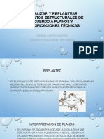 Localizar y Replantear Elementos Estructurales de Acuerdo A