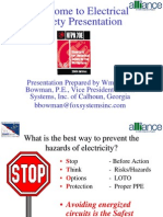 Welcome To Electrical Safety Presentation