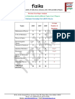 4.JEST Previous Year's Pattern (2018-2020)