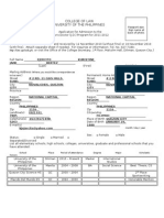 LAE Application Form 2011 2012