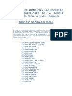 Prospecto de Adm Ets PNP 2008 I