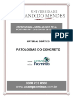 Patologias Do Concreto UCAM