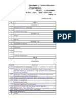 Common To E&C, EI&C, CS&E, IS&E& MX: Department of Technical Education