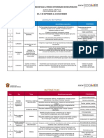 Plan de Atención para El Periodo Extrordinario de Recuperación Quinto A