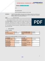 Informe Julio Comunicacion CD