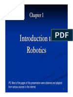 CH - 1 - Introduction To Robotics