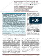 WHO and ICH Guidelines For The Assessment of Herbal Drug