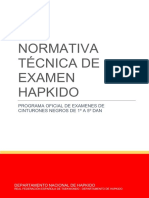 Normativa Examen 1-5 Hapkido 2022