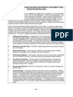 ATC-38 Postearthquake Building Performance Assessment Form Surveyor Instructions