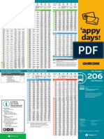 Bus Timetable 206 20211010