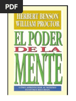 Benson Herbet - El Poder de La Mente