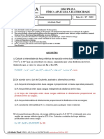 Atividade Final - FISICA Atualizada 05.2022