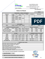 Tabela de Preço - 10