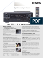 DTS-ES Discrete 6.1 and Dolby Digital EX With Power Amps For 7 Channels