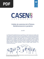 Casen 2020 Sobre Pobreza Multidimensional