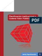 1.planificación Institucional y Cadena Valor Público-MEPyD, 2015