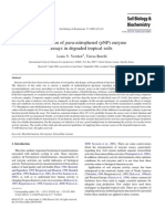 Application of Para-Nitrophenol (PNP) Enzyme Assays in Degraded Tropical Soils