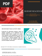 Isoinmunización RH - Ceidy Silva