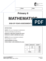 P6MATHS - End of Year Set 2