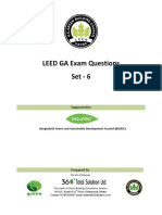 LEED GA Exam Questions Set 6