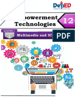 Empowerment Technologies: Multimedia and Icts