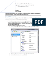 Setup Lab Environment: MIT210 - Information Systems Security and Assurance