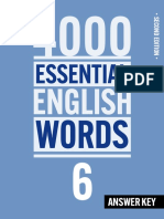 4000 Essential English Words 6 - Answer Key