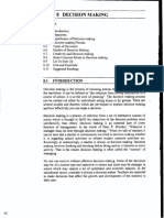 Unit 8 Decision Making: Structure