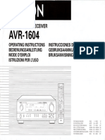 Denon AVR-1604 (Spanish)