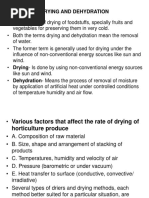 Drying and Dehydration HRT 321 Online