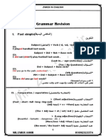 Grammar Revision: I. Past simple (طيسبلا ىضاملا نيوكتلا