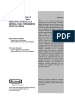 Penerapan Perspektif Balanced Scorecard Sebagai Alat Penilaian Kinerja Pada Pemerintah Kota Mataram