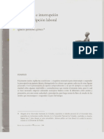 Suspensión e Interrupción de La Prescripción Laboral