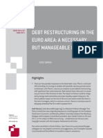 Debt Restructuring in The Euro Area: A Necessary But Manageable Evil?