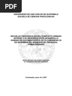 Secuelas Psicológicas Del Conflicto Armado Interno