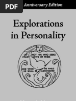 Explorations in Personality