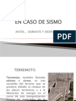 Plan Capacitación Sismo