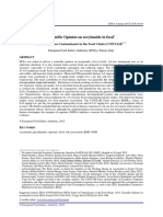 EFSA Journal - 2015 - Scientific Opinion On Acrylamide in Food