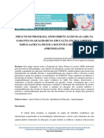 Moreirajunior, IMPACTO DO PROGRAMA APOIO DIRETO ÀS ESCOLAS (ADE) NA GARANTIA DA QUALIDADE DA EDUCAÇÃO, EM MOÇAMBIQUE