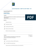 SAP Certified Development Specialist - ABAP For SAP HANA - Full