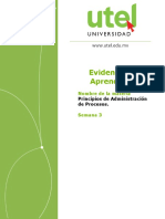 ACTIVIDAD SEMANA 3 Principios de Administración de Procesos - EA - S3 - P