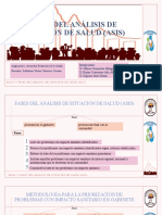 Pasos Del Análisis de Situación de Salud (